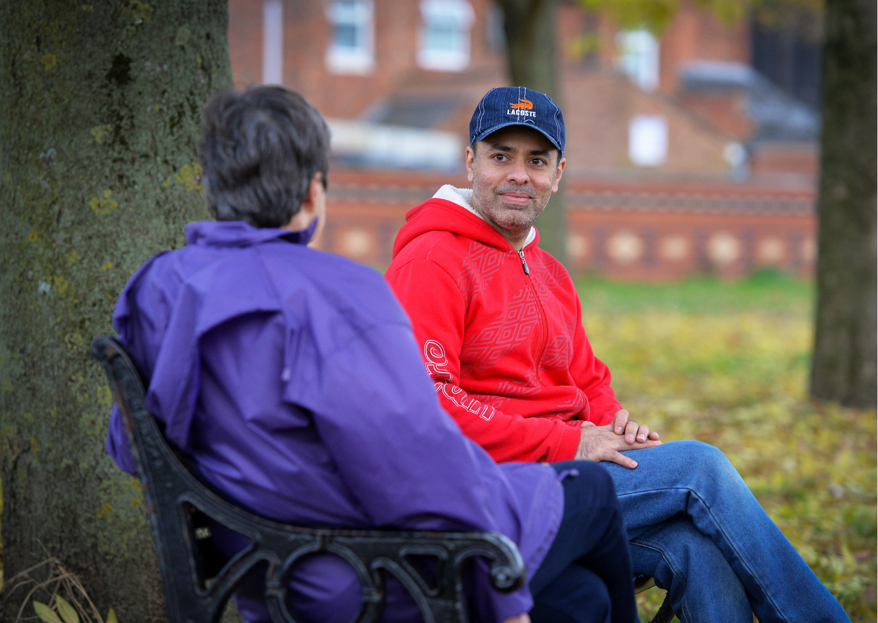 Home-Start volunteer with dad