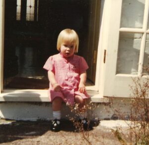 Rachel as a baby
